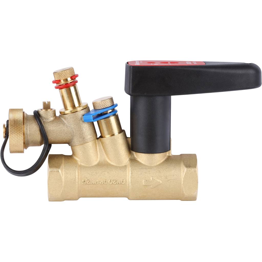 Клапан балансировочный БРОЕН Venturi FODRV DN 020 PN 25 ручной повышенной пропускной способности с дренажем, 588219