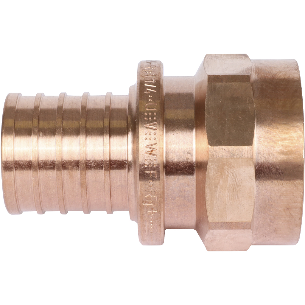 *Переходник РЕХАУ RAUTITAN с внутренней резьбой 40-Rр 1 1/4 RX+ для труб из сшитого полиэтилена аксиальный