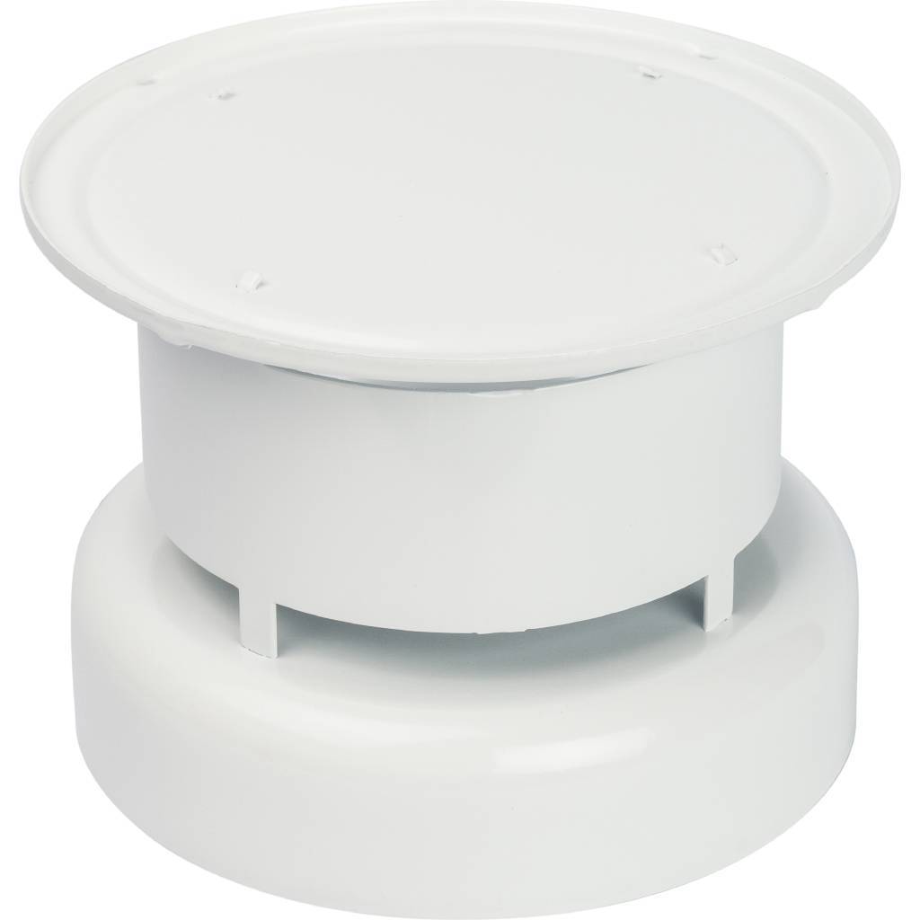 *SCA-6010-000103 STOUT Элемент дымохода DN60/100, оголовок дымохода вертикальный, защита от ветра и осадков, SCA-6010-000103