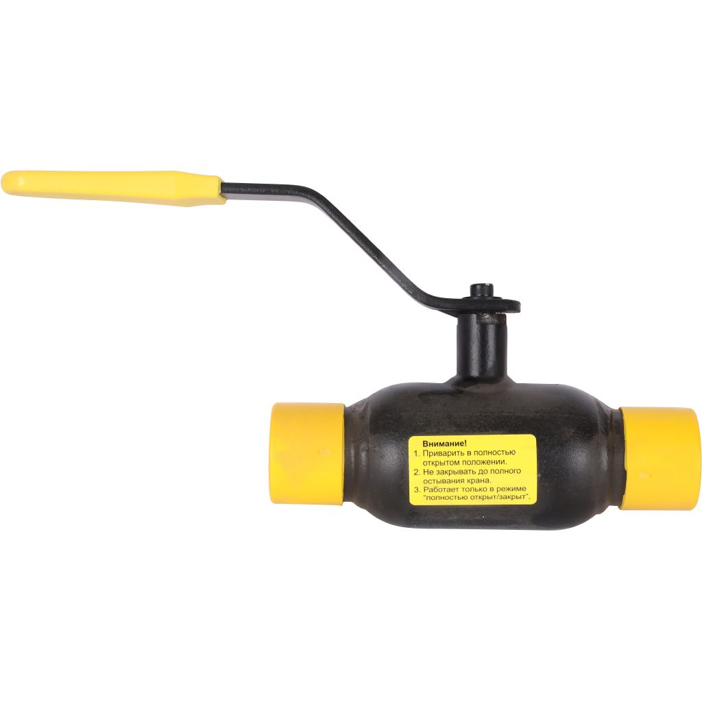 Кран шаровой стальной БРОЕН 11с10фт с/с DN 025 PN 16 для теплоснабжения, 9459429