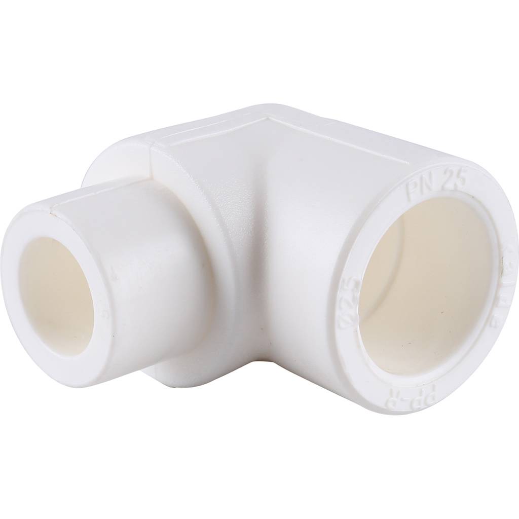 Угольник 90* Kalde d=25 вн\нар (цвет белый)