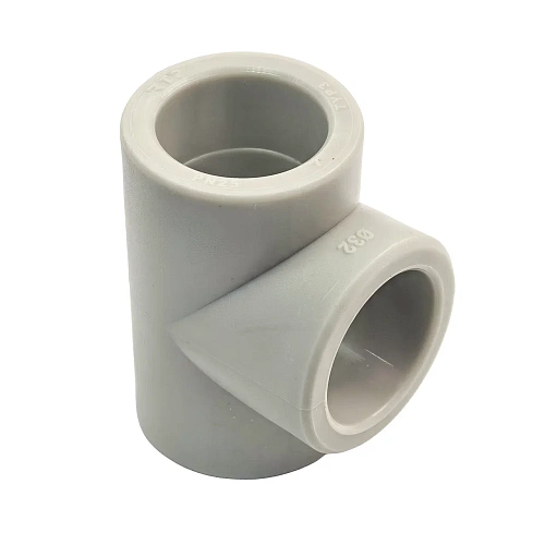 Тройник PPR  32х32х90, PN25 серый, РТП