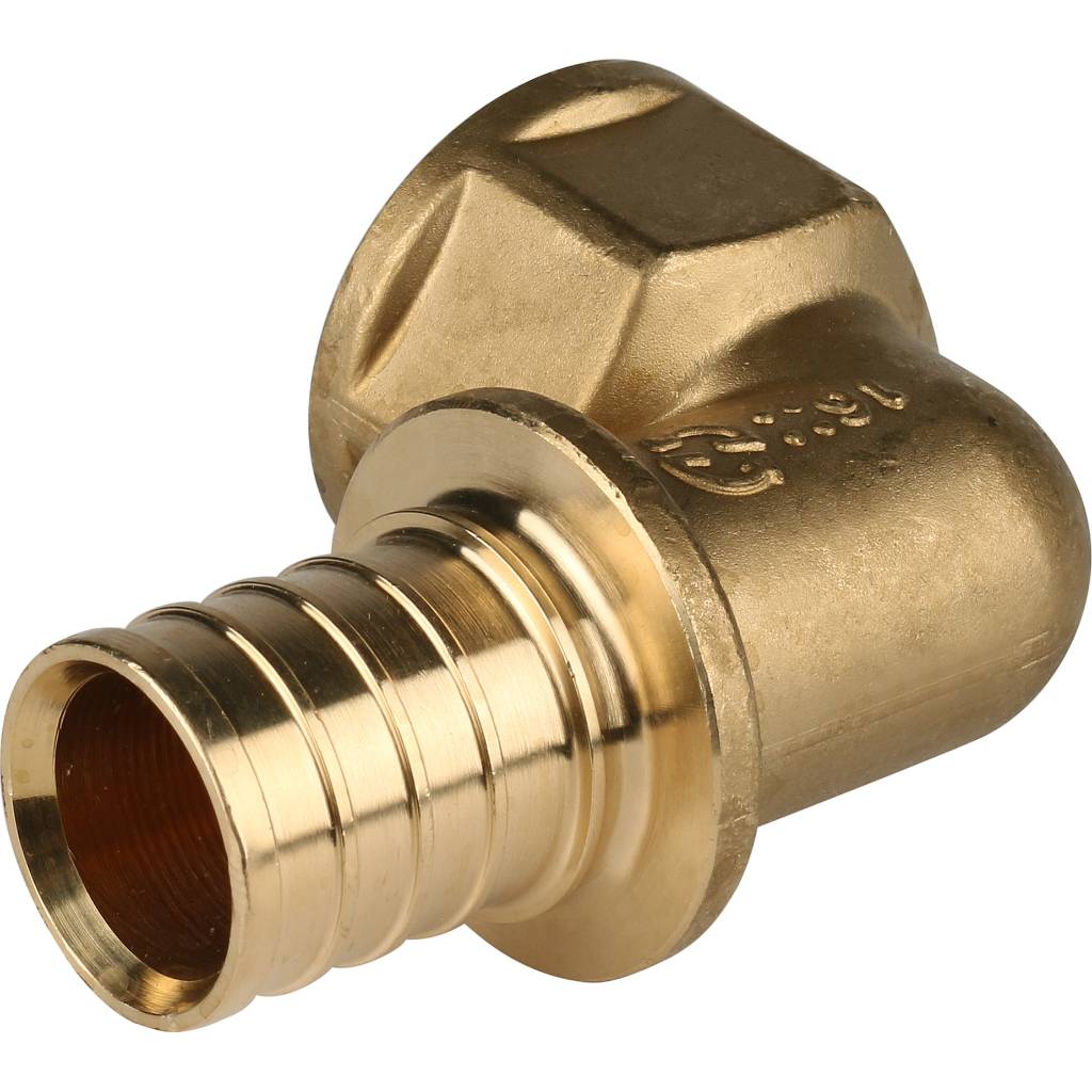 Угольник-переходник STOUT с внутренней резьбой 32xG 1 для труб из сшитого полиэтилена аксиальный, SFA-0006-003210