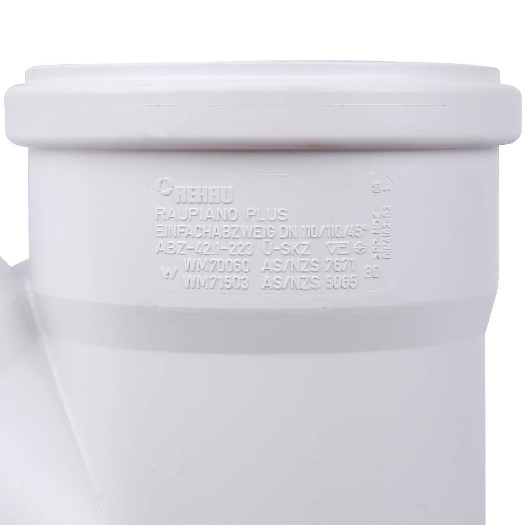 Тройник РЕХАУ RAUPIANO PLUS 110/110/45°, 11229841001