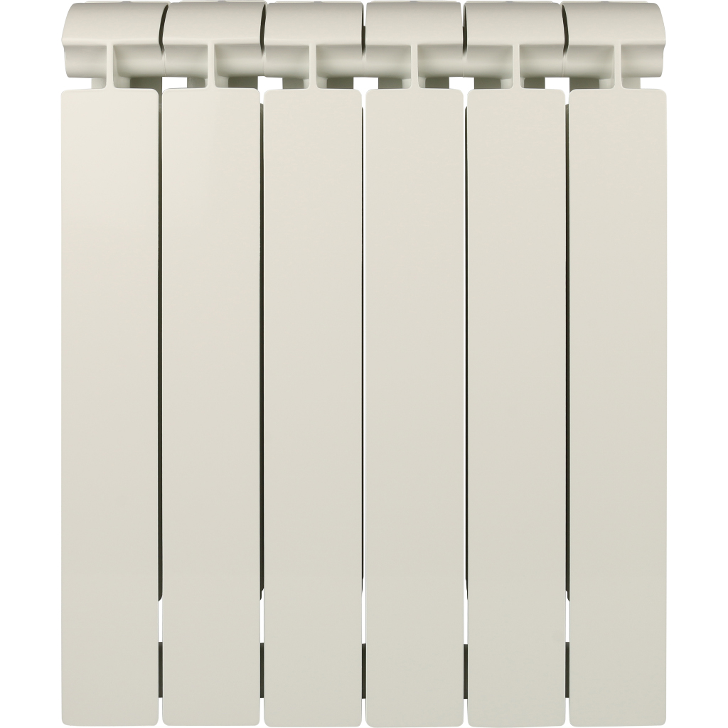 Радиатор биметаллический Global STYLE EXTRA 500 6 секций боковое подключение (белый RAL 9010), STE05001006