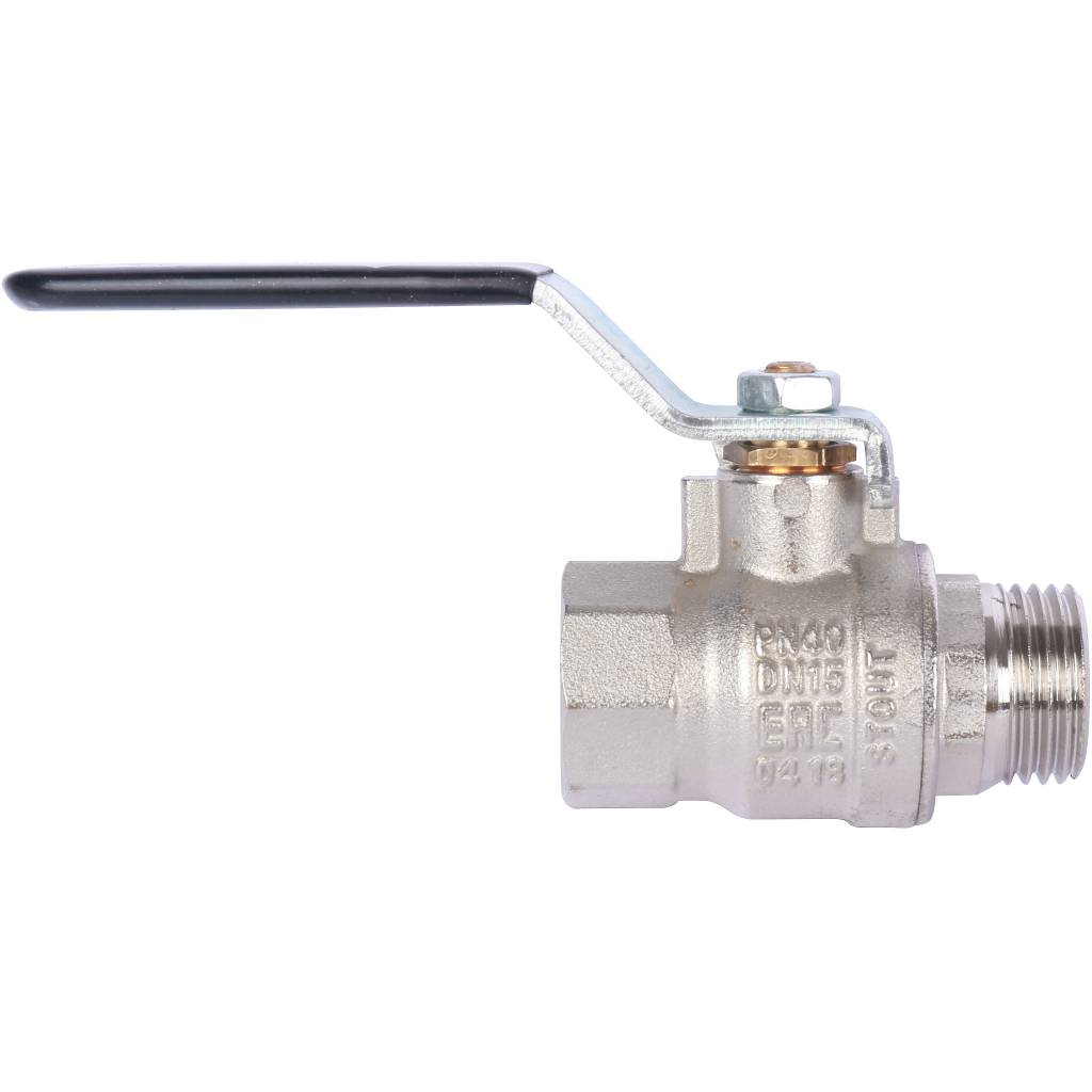 Кран шаровой стандартнопроходной STOUT SVB ВР/НР, ручка рычаг 1/2, SVB-0013-000015