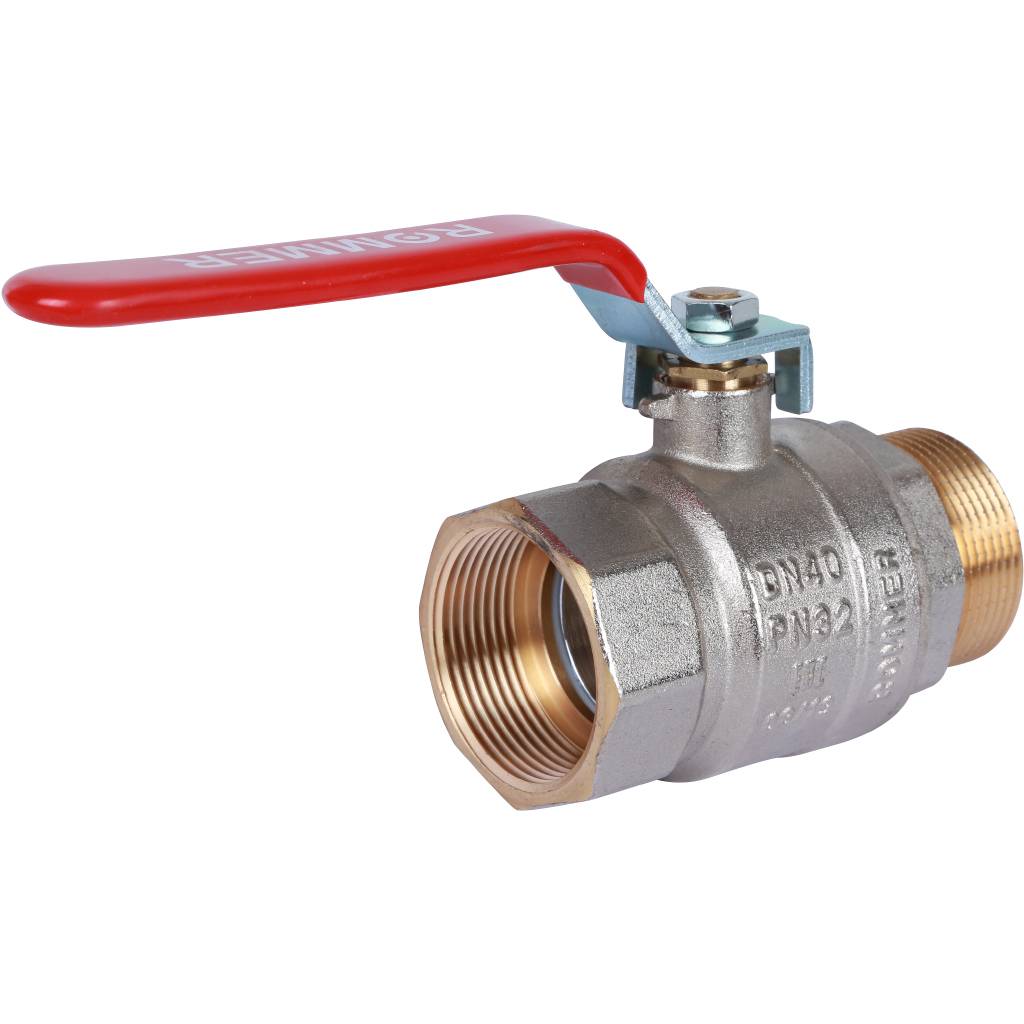 Кран шаровой ROMMER 1 1/2 ВН/НР, ручка рычаг, RBV-0002-0210340