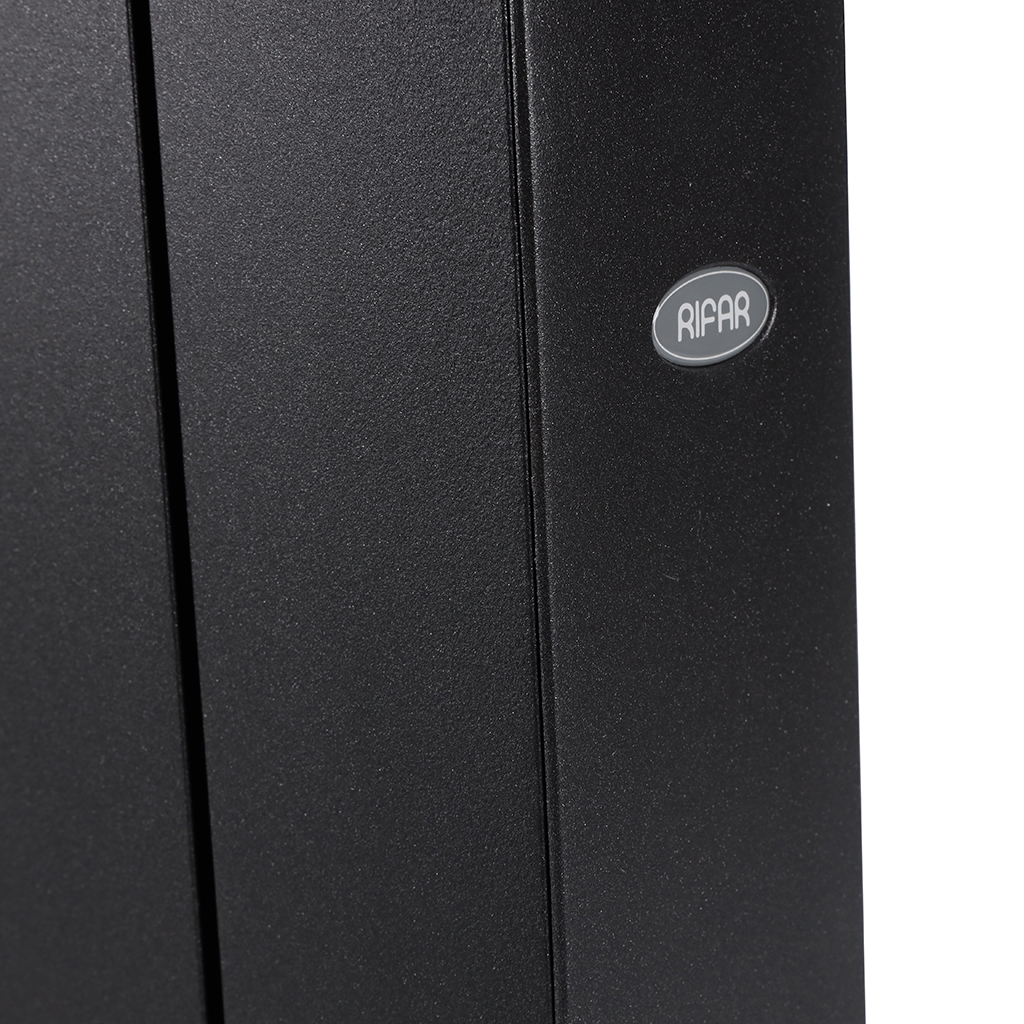 Радиатор биметаллический RIFAR SUPReMO VENTIL 500 SVR 10 секций нижнее правое подключение (Цвет АНТРАЦИТ), 4RS50.VR-10-AN