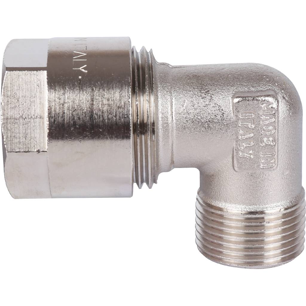 Угольник 90 с нар.резьбой Prandelli Multyrama (26х3,0х3/4) для металлопластиковых труб винтовой, 103.05.12.6