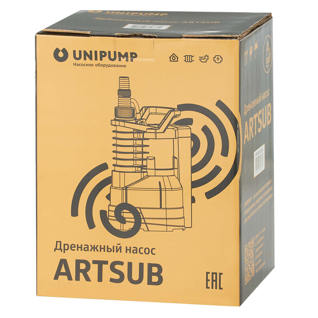 Насос дренажный UNIPUMP ARTSUB Q400, 11601