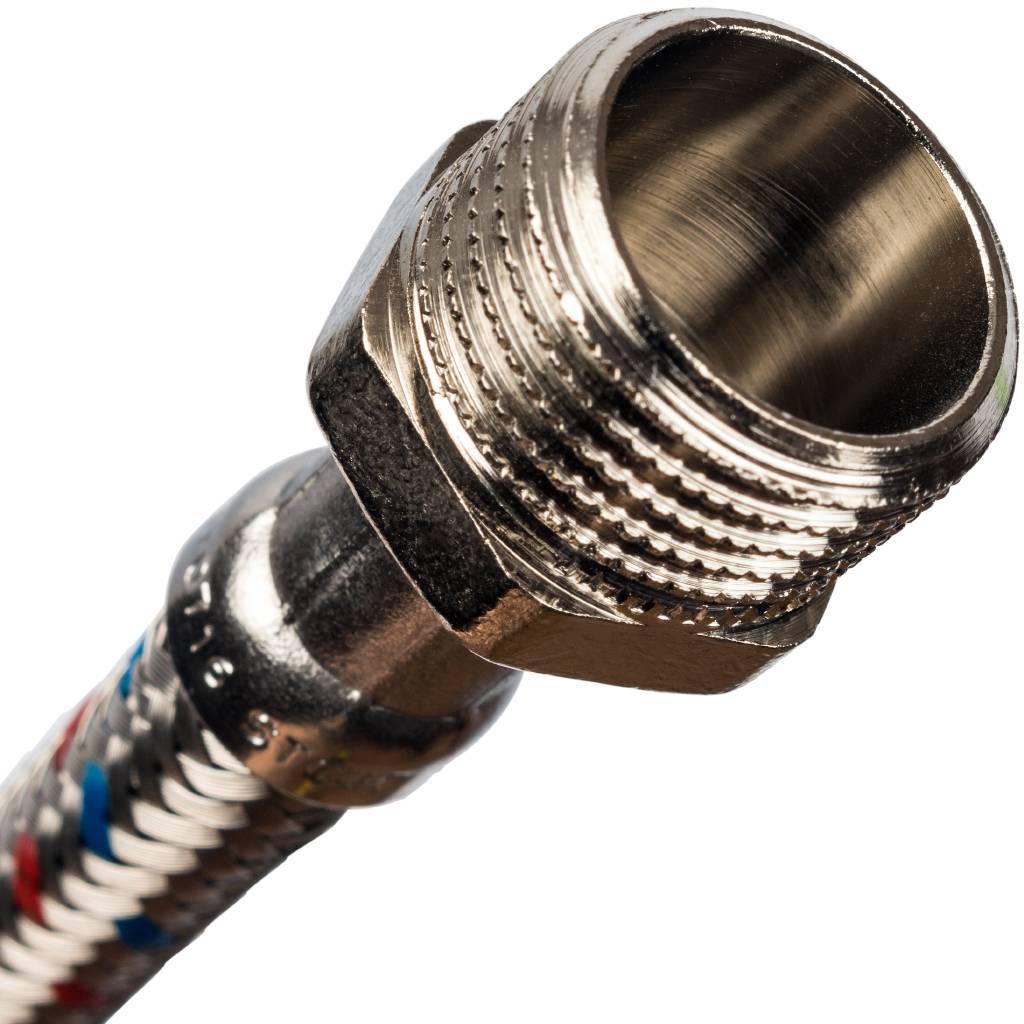 Гибкая подводка для воды STOUT НР 1/2 х ВР 1/2, длина 400 мм, SHF-0085-081515