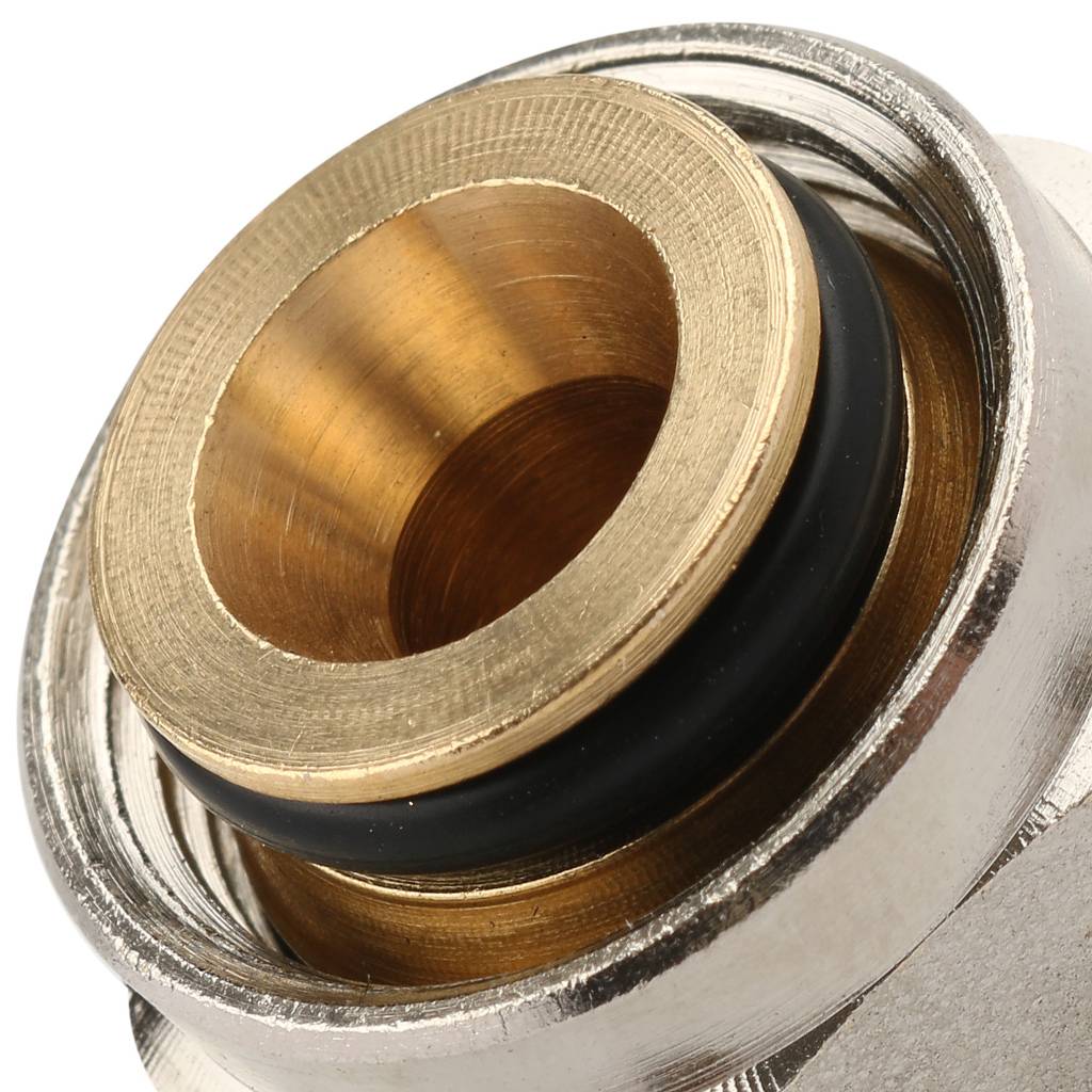 Соединитель TIEMME для металлопластиковой трубы 16*1/2, 1440001(1635N001604)