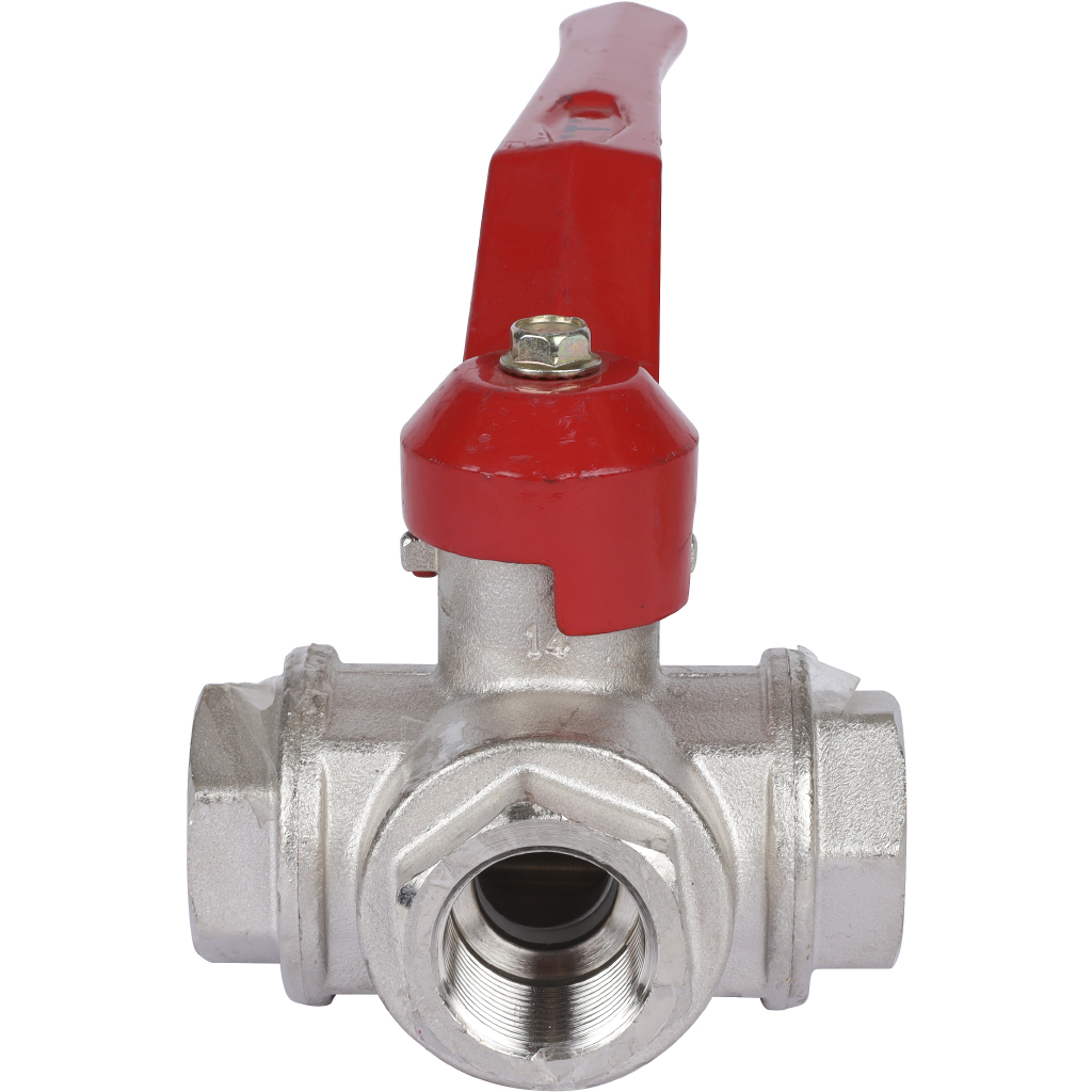 Кран шаровый Itap 128 3/4 трехходовой тип «Т» стандартный проход (рычаг), 26105