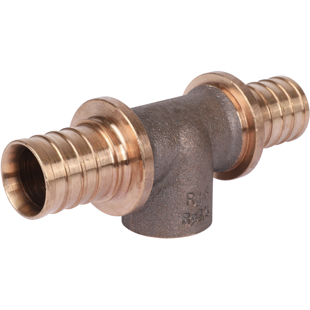 Тройник РЕХАУ RAUTITAN с внутр. резьбой на боков. проходе 32-Rp 3/4-32 RX+ для труб из сшитого полиэтилена аксиальный, 14562971001