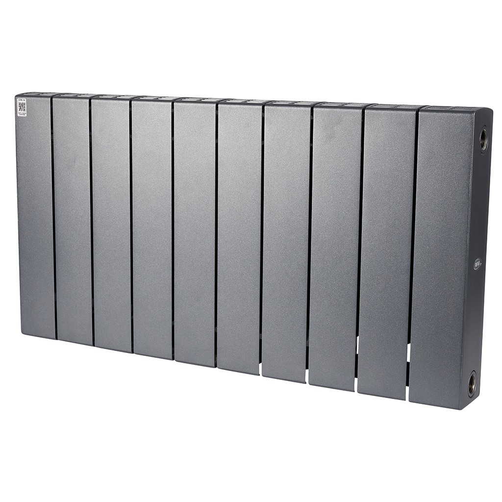 Радиатор биметаллический RIFAR SUPReMO 350 10 секций боковое подключение (ТИТАН), 4RS35-10-TI