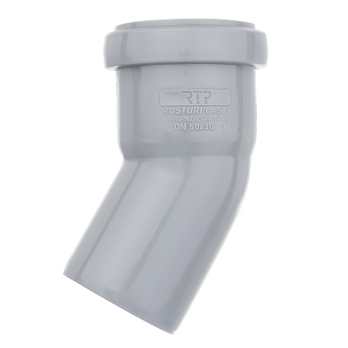 Отвод ВК ПП 50х30, серый,РТП