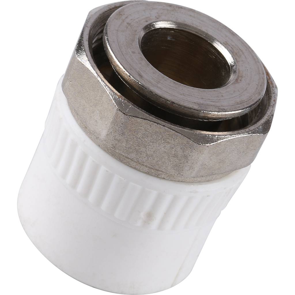 Муфта комбинированная Kalde с накидной гайкой 32х1 1/4 для полипропиленовых труб под сварку, 3222-tun-321a00