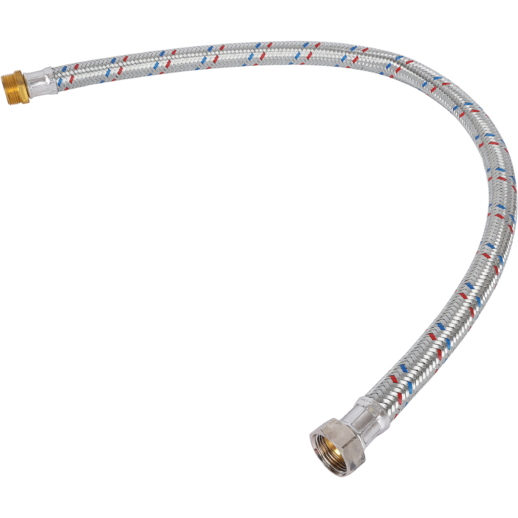 Гибкая подводка для воды STOUT НР 1 х ВР 1, длина 1000 мм, SHF-0127-181515