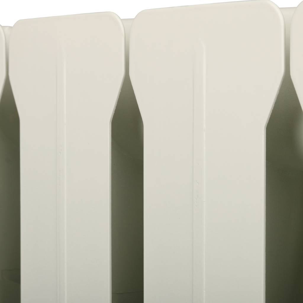 Радиатор алюминиевый Global ISEO 350 6 секций боковое подключение (белый RAL 9010), IS035006