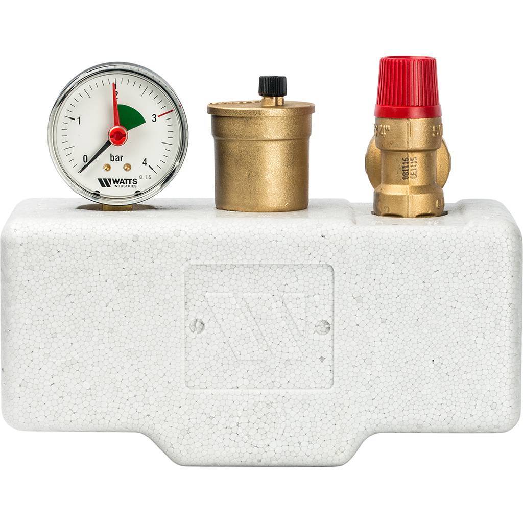 Группа безопасности в теплоизоляции Watts KSG 30/20M-ISO 3 бар (до 100 кВт)