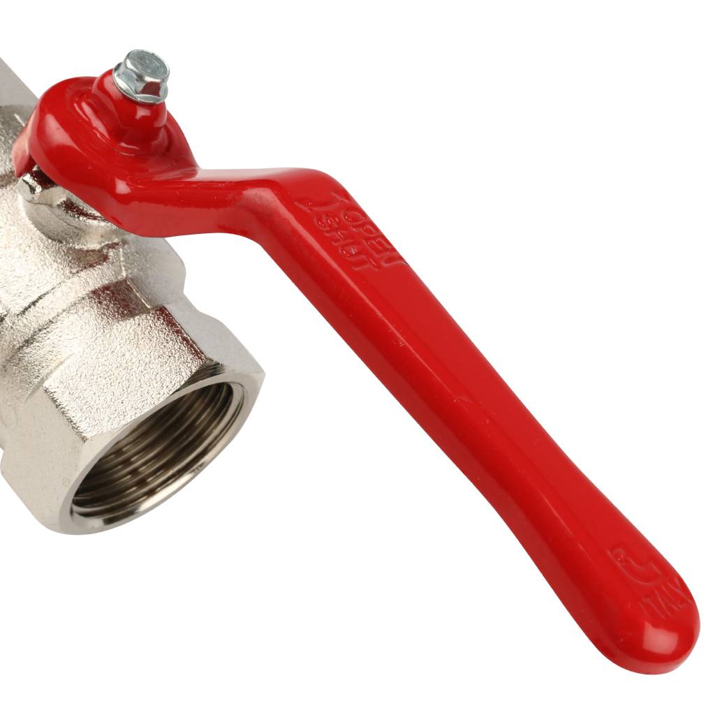 Кран шаровой муфтовый полнопроходной (рычаг)