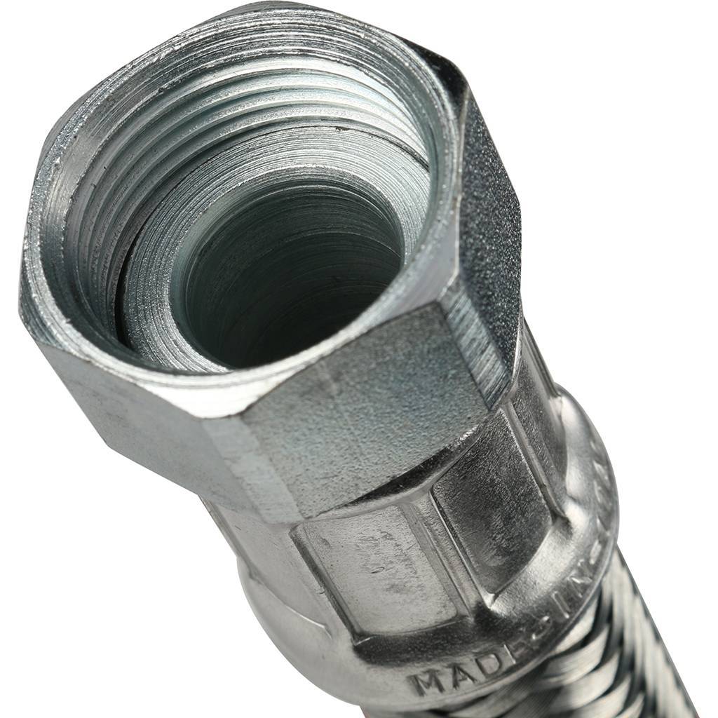 Гибкая подводка для воды STOUT ВР 3/4 х ВР 3/4, длина 600 мм, SHF-0306-182020