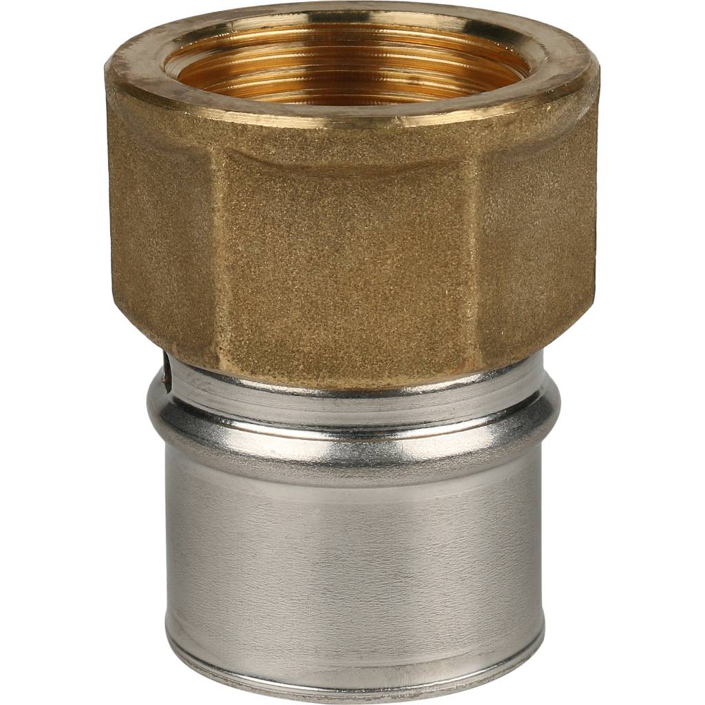 Переходник STOUT с внутренней резьбой 1 х32 для металлопластиковых труб прессовой, SFP-0002-000132