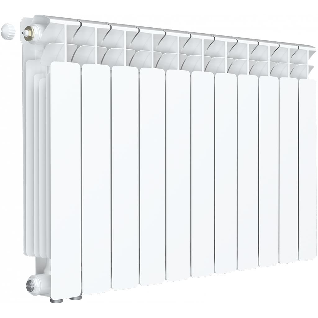 Радиатор биметаллический RIFAR BASE VENTIL 500 11 секции BVRL нижнее правое подключение (белый RAL 9016)