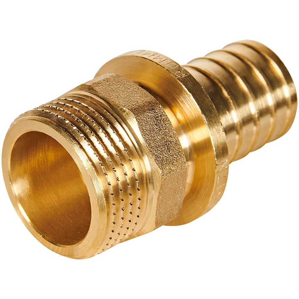 Переходник с наружной резьбой ROMMER 32xG 1 для труб из сшитого полиэтилена аксиальный, RFA-0001-003210