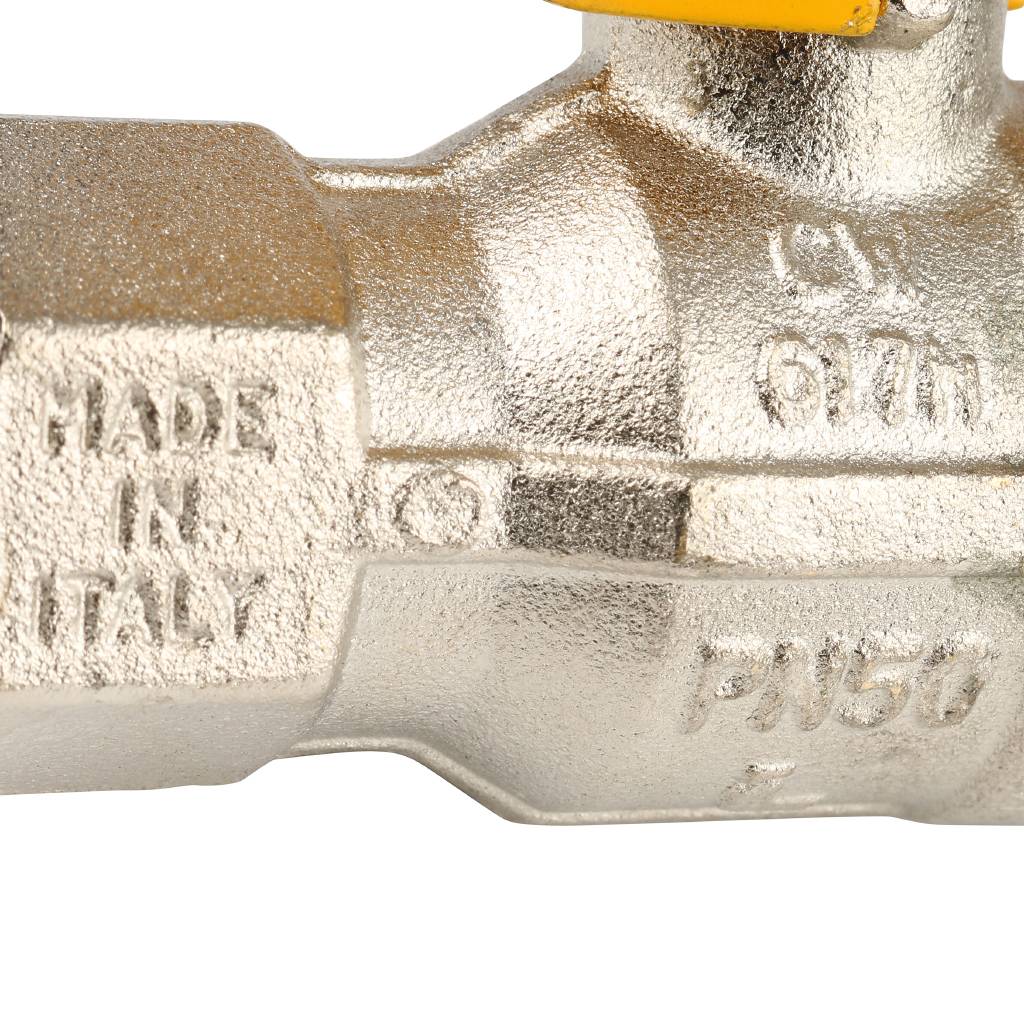 Кран шаровый Itap BERLIN 073 1/2 муфта/резьба для газа полнопроходной (бабочка), 26083