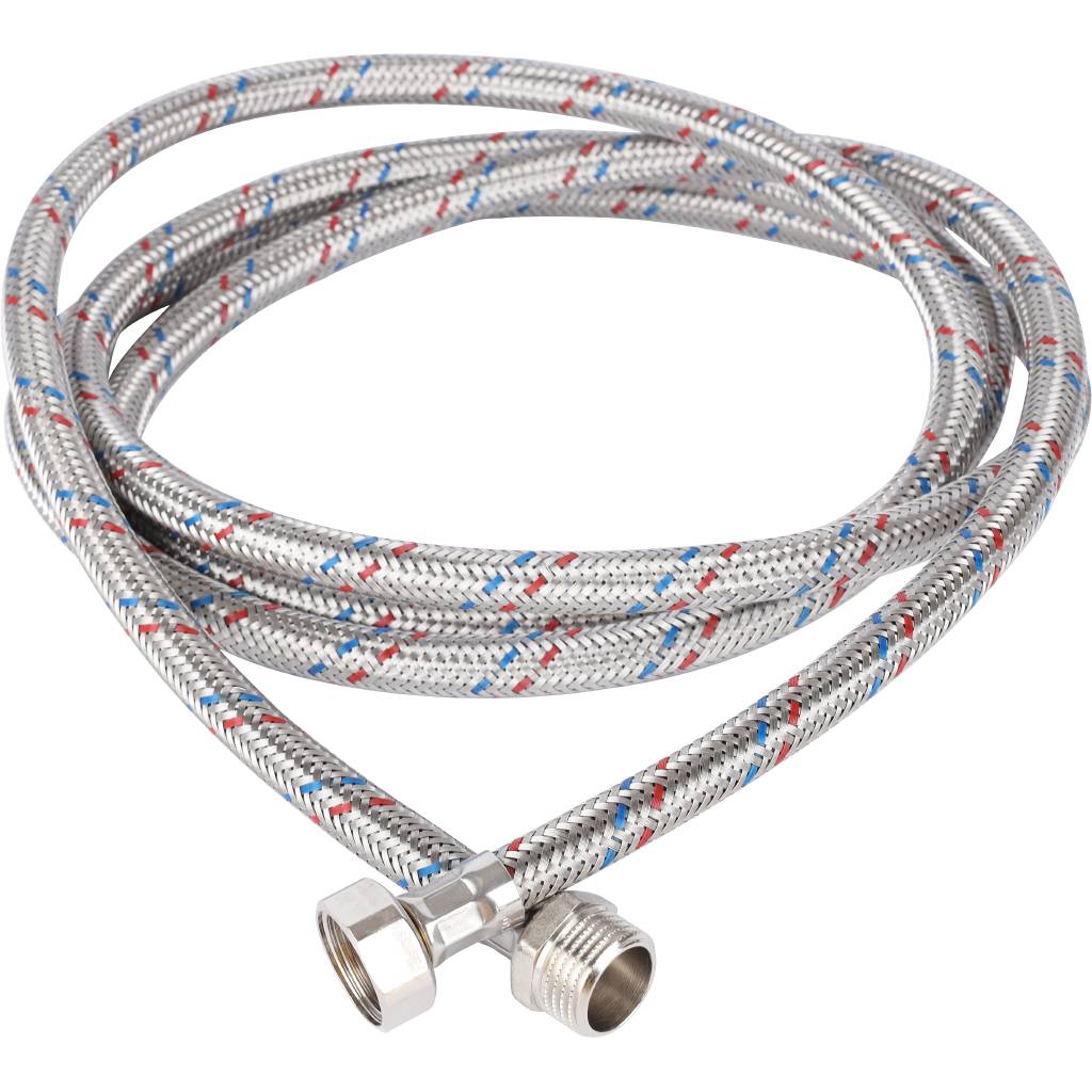 Гибкая подводка для воды STOUT НР 1/2 х ВР 1/2, длина 2500 мм, SHF-0093-081515