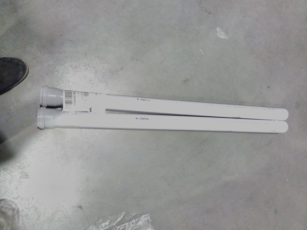 Уцененный товар (Не товарный вид / потёртости): Труба канализационная бесшумная STOUT 58х1000 мм, SKB-0001-058100