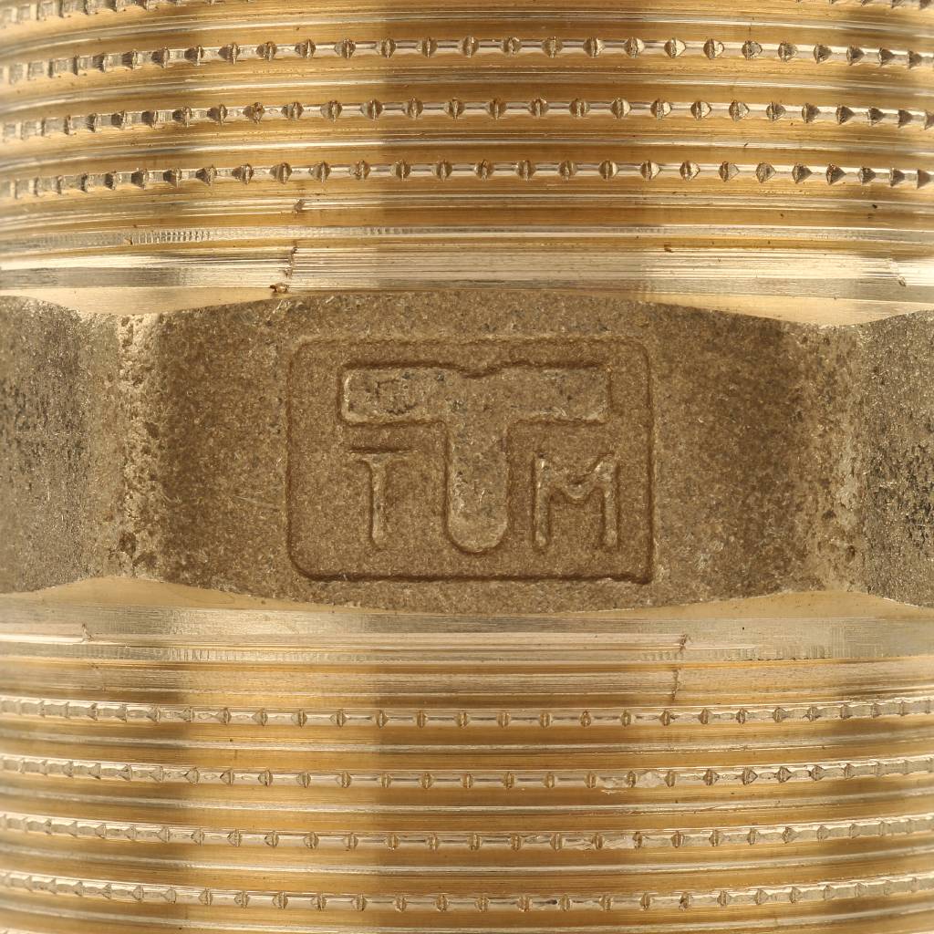 Ниппель HH TIEMME 1 1/2х1 1/2 для стальных труб резьбовой, 1500088