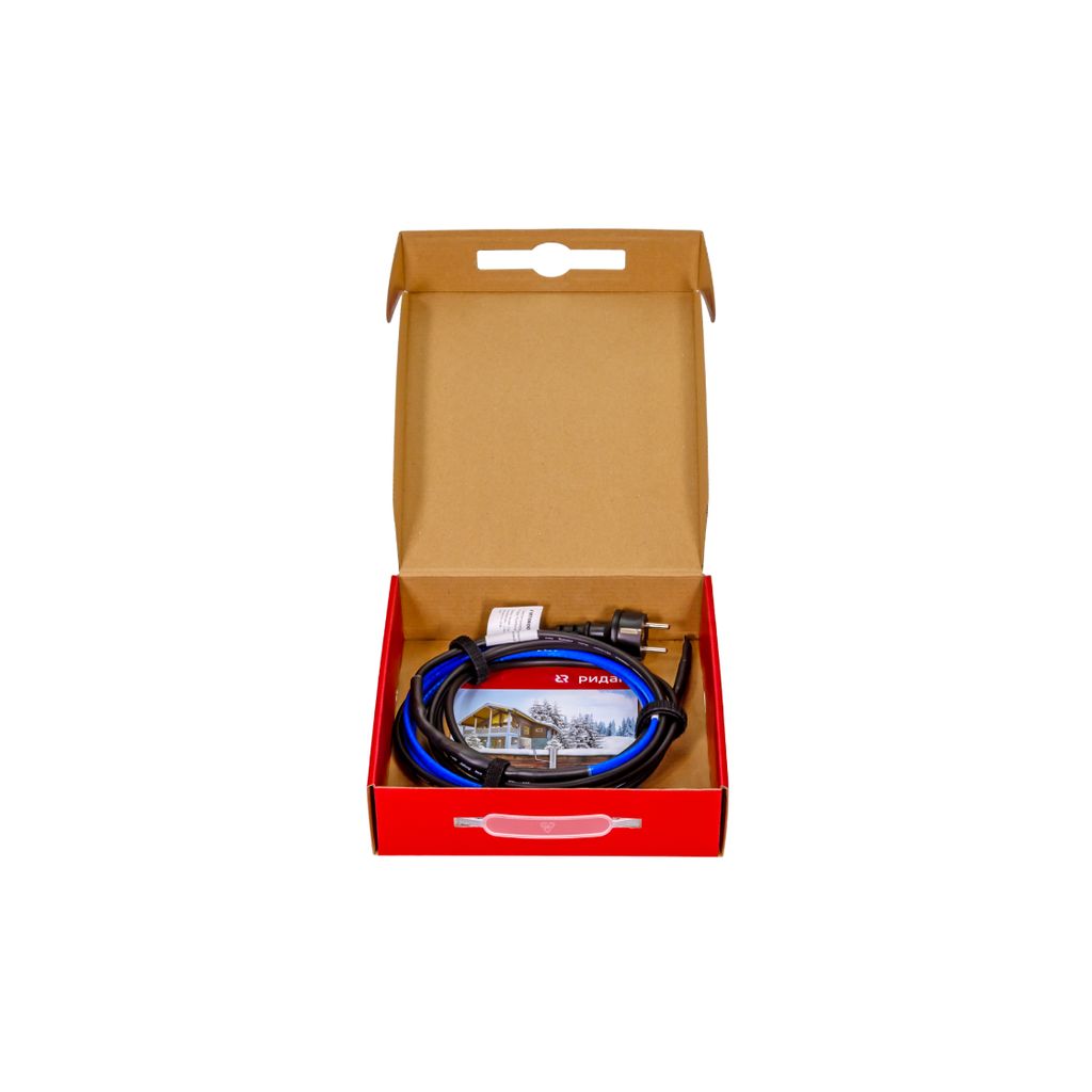 Саморегулирующийся нагревательный кабель Ридан Pipeheat-15 25 м 375 Вт с вилкой, 21RT0810R