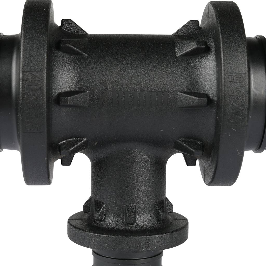 Тройник РЕХАУ RAUTITAN с уменьшенным боковым проходом 40-25-40 PX