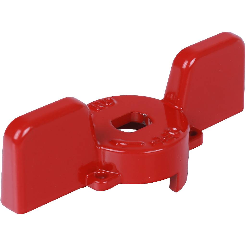 Ручка-бабочка STOUT для шарового крана STOUT 1 - 1 1/4 (Красная), SVB-BUT-1114-02