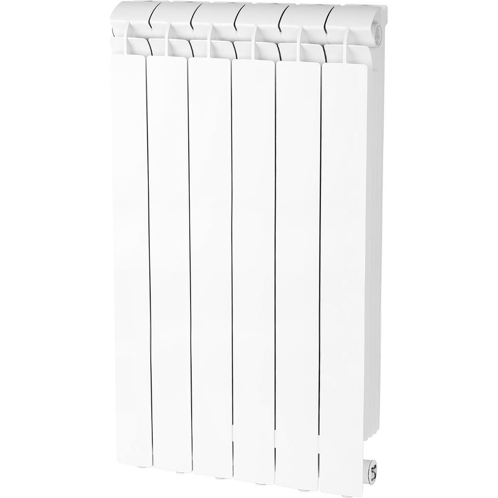 Радиатор алюминиевый Global VOX-R 700 Секция боковое подключение (белый RAL 9010), 49031