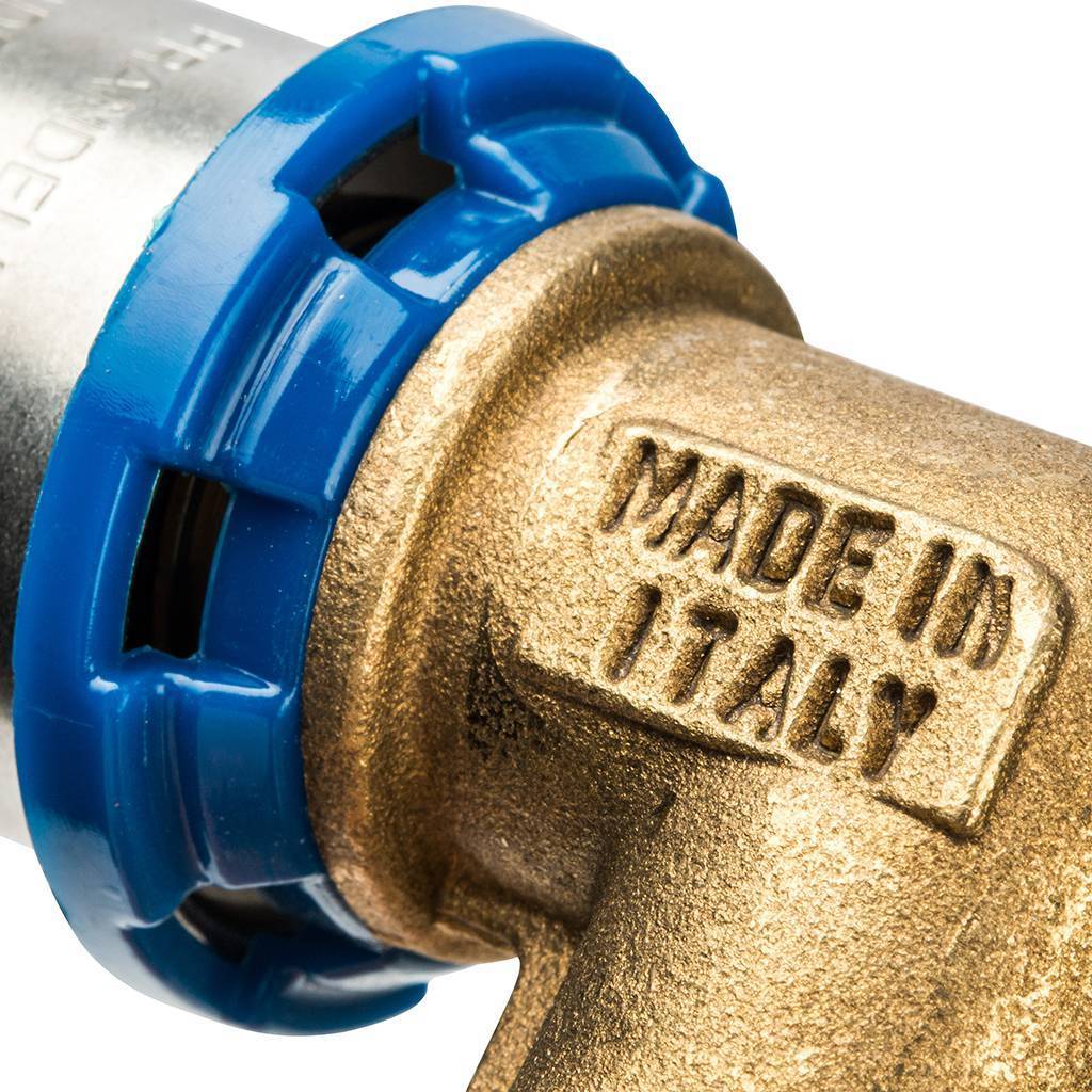 Угольник Prandelli Multyrama 90 с внут.рез. (26х3)х3/4 профиль H, TH, U для металлопластиковых труб прессовой, 509.04.12.6