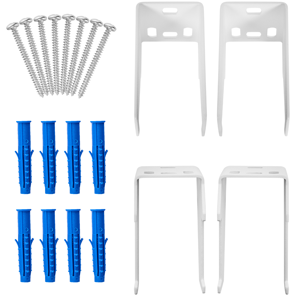 Стальной трубчатый радиатор STOUT TUBE QUADRO 8 секций нижнее правое подключение QV40-1750-8 R RAL1T104S9016 (белый муар), STQV4017508RRAL1T104S9016