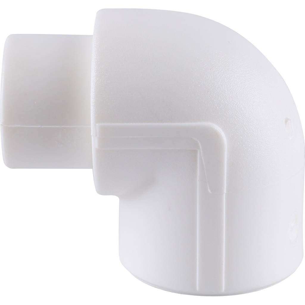 Угольник 90* Kalde d=25 вн\нар (цвет белый)