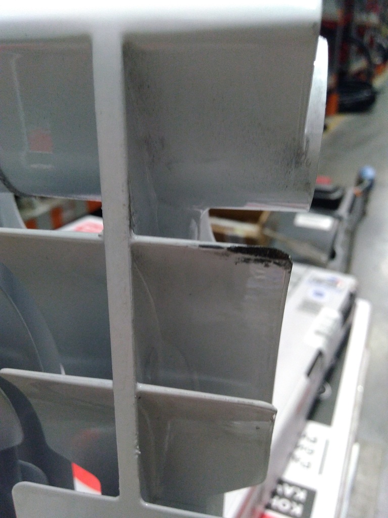 Уцененный товар (ПОТЁРТОСТИ НА КОРПУСЕ): Радиатор биметаллический ROMMER Optima BM 500 8 секций боковое подключение (RAL9016), RBM-0210-050008