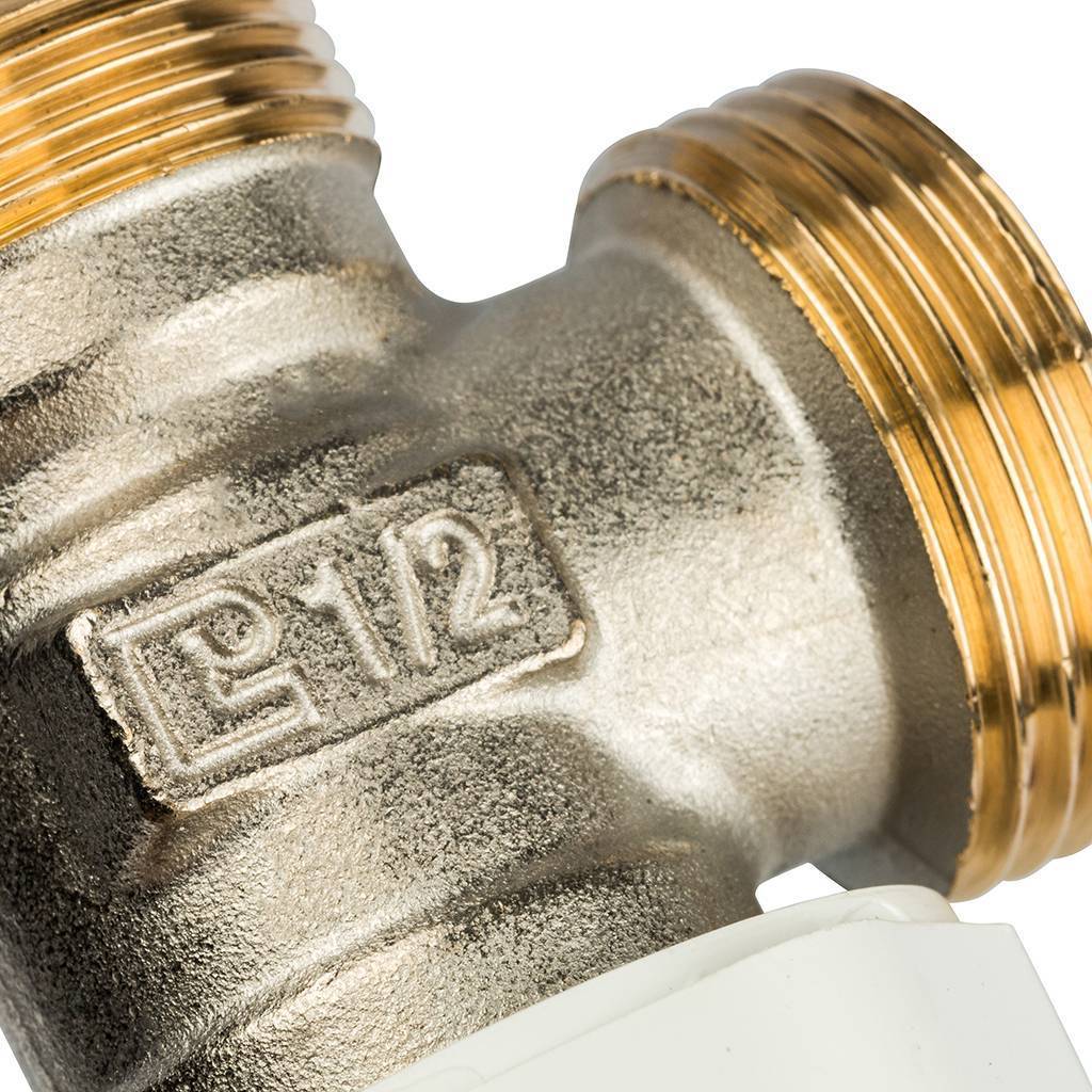 Корпус угловой термостатический для пластиковых труб LUXOR thermo tekna RS 212 1/2, 12122100 (69122100D)