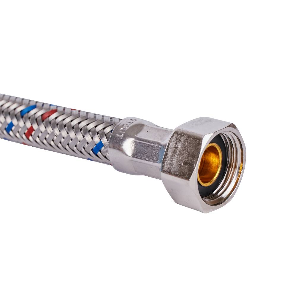 Гибкая подводка для воды STOUT ВР 1/2 х ВР 1/2, длина 2500 мм, SHF-0123-081515