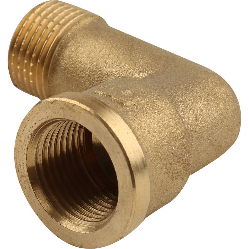 Угольник TIEMME HB 3/8x3/8 для стальных труб резьбовой, 1500173