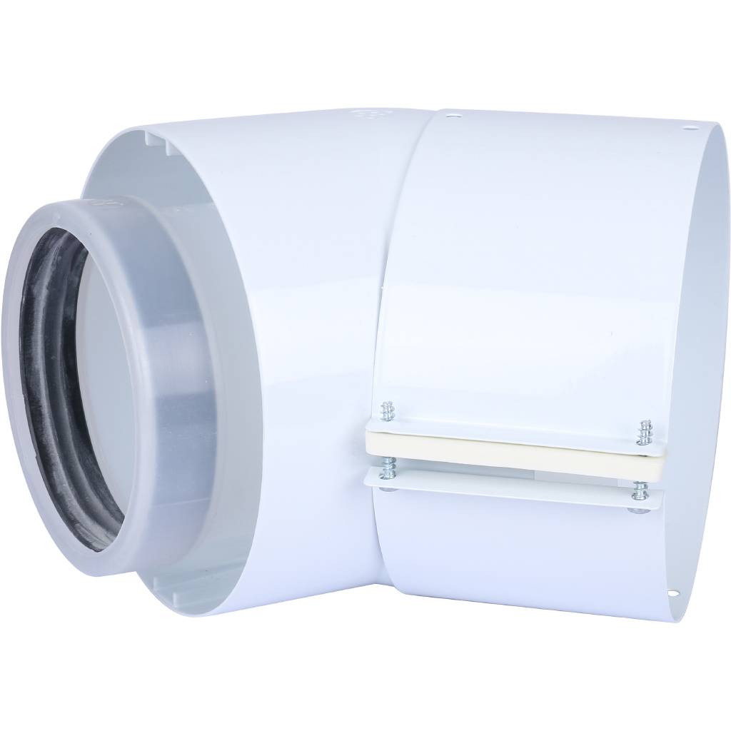 Отвод Vaillant 45 (2 шт.) 80/125 мм РР