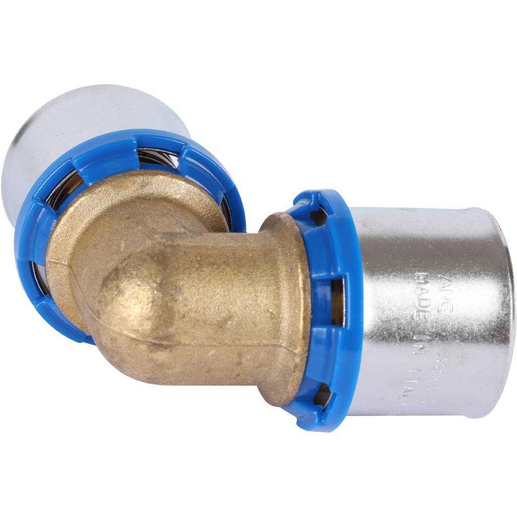 APE Угольник APE 90° 32х32 для металлопластиковых труб прессовой, ARL3200440