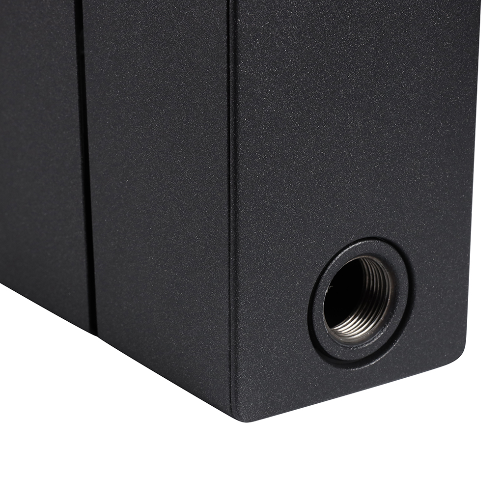 Радиатор биметаллический RIFAR SUPReMO 500 14 секций боковое подключение (Антрацит), 4RS50-14-AN