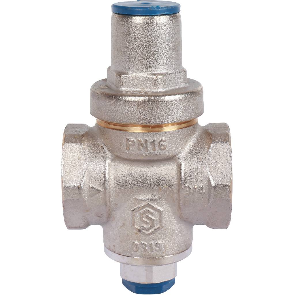 STOUT  Редуктор давления PN16 вн/вн 3/4  с выходом под манометр