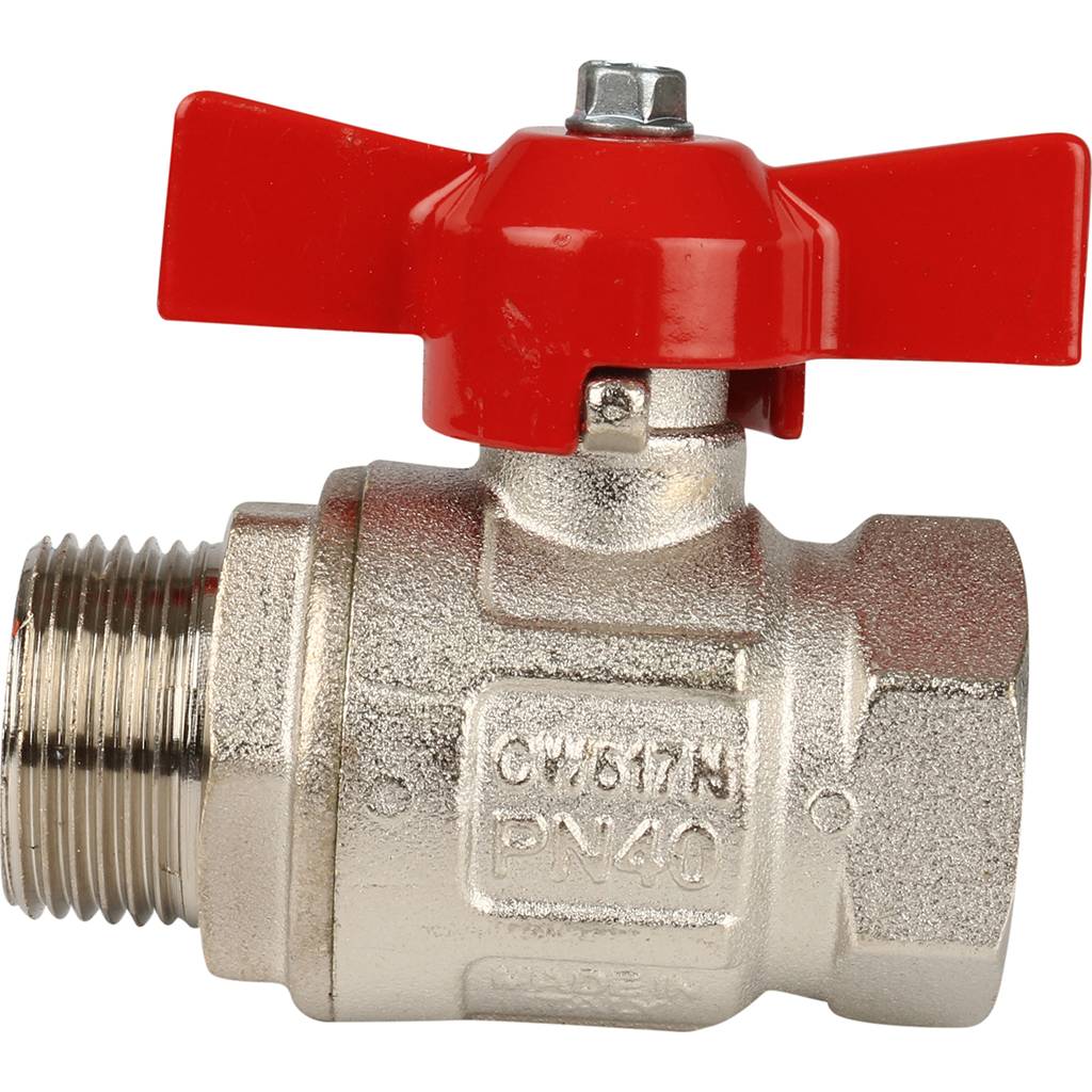 Кран шаровой Itap VIENNA 119 3/4 муфта/резьба стандартный проход (бабочка)