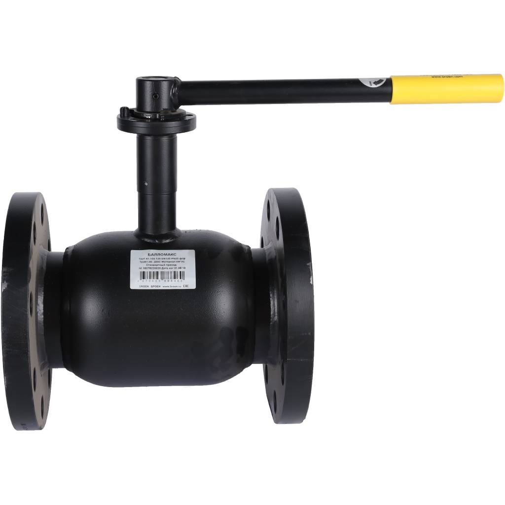 Кран шаровой стальной БРОЕН Балломакс ф/ф DN 125 PN 25 для теплоснабжения, 300159
